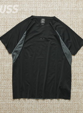 现货 OAKLY PURSUIT PRO SS TEE 网眼插肩袖速干训练短袖T恤 25SS