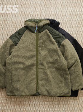 现货IS-NESS X TAION REVERSIBLE FLEECE DOWN两面穿摇粒羽绒夹克