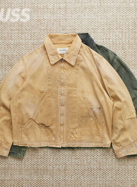 现货 ANACHRONORM DETROIT DUCK JKT 水洗做旧复古工装底特律夹克