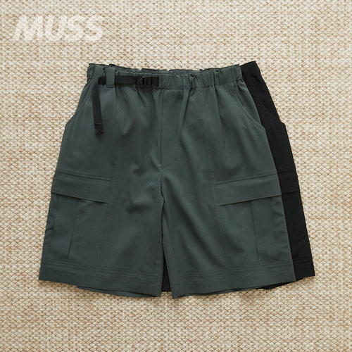 N.HOOLYWOOD日产混纺工装短裤