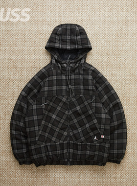 现货 ROA HIKING LOGGER WOOL PRIMALOFT 格纹保暖棉服夹克套25AW