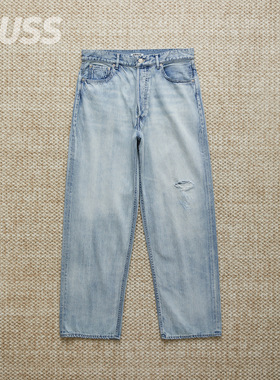现货 AURALEE FADED SELVEDGE DENIM 日产绳染做旧赤耳牛仔裤26SS