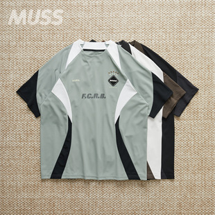 F.C.REAL 机能速干拼接短袖 BRISTOL SHIRT 球服T恤25AW GAME 现货