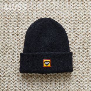 现货 HUMAN MADE BIG BEANIE 爱心图案羊毛混纺编织保暖冷帽