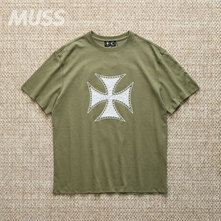 现货 THUG CLUB CHOPPER ICON TEE 十字架印花短袖T恤25SS