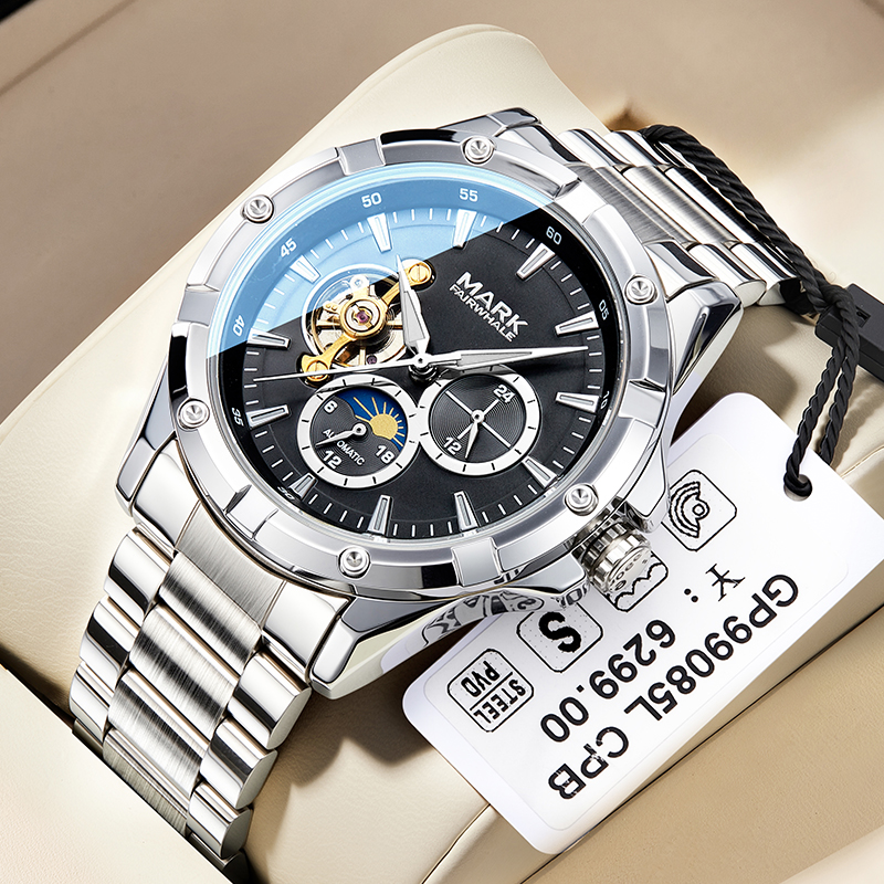 马克华菲名牌正品2025新款男士手表男款男生青少年学生防水送男友