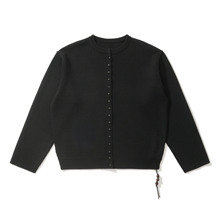 Army Logic 25FW 秋冬圆领宽松休闲纽扣针织开衫