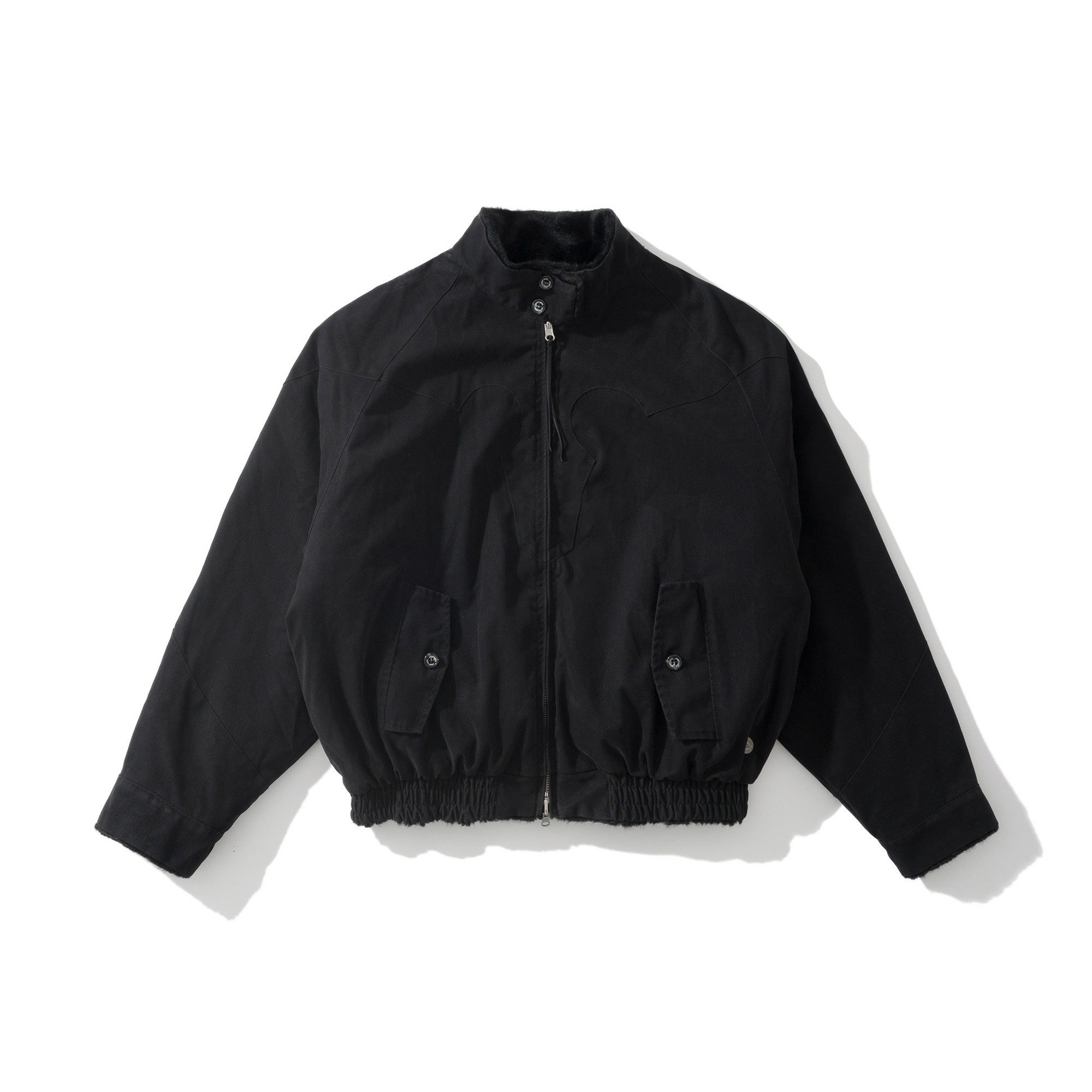 Army Logic 25FW 秋冬宽松黑色双面可穿休闲外套