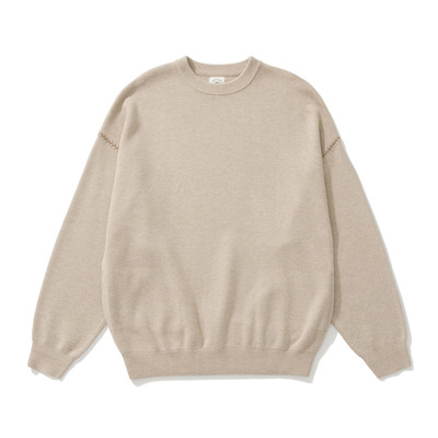 ArmyLogic长袖宽松套头毛衣