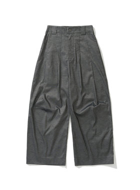 Army Logic 24SS 春夏季休闲裤男灰色宽松垂坠感轻奢高级时尚西裤