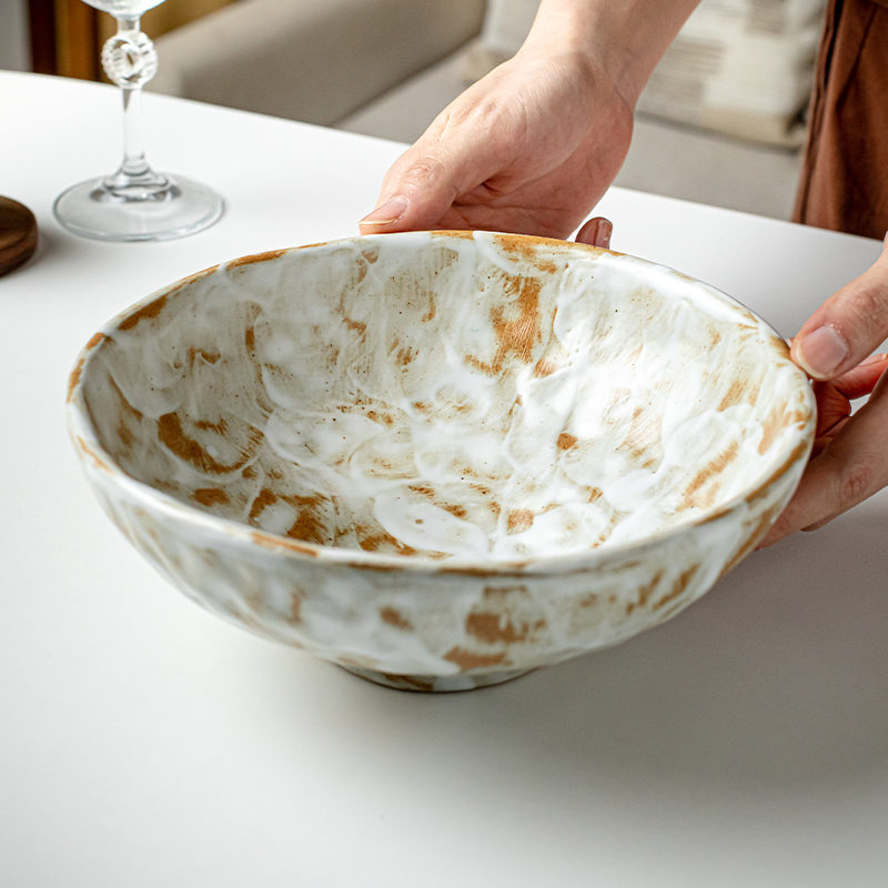 芦苇复古8英寸敞口菜碗