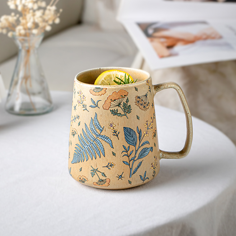 中古风陶瓷马克杯高颜值