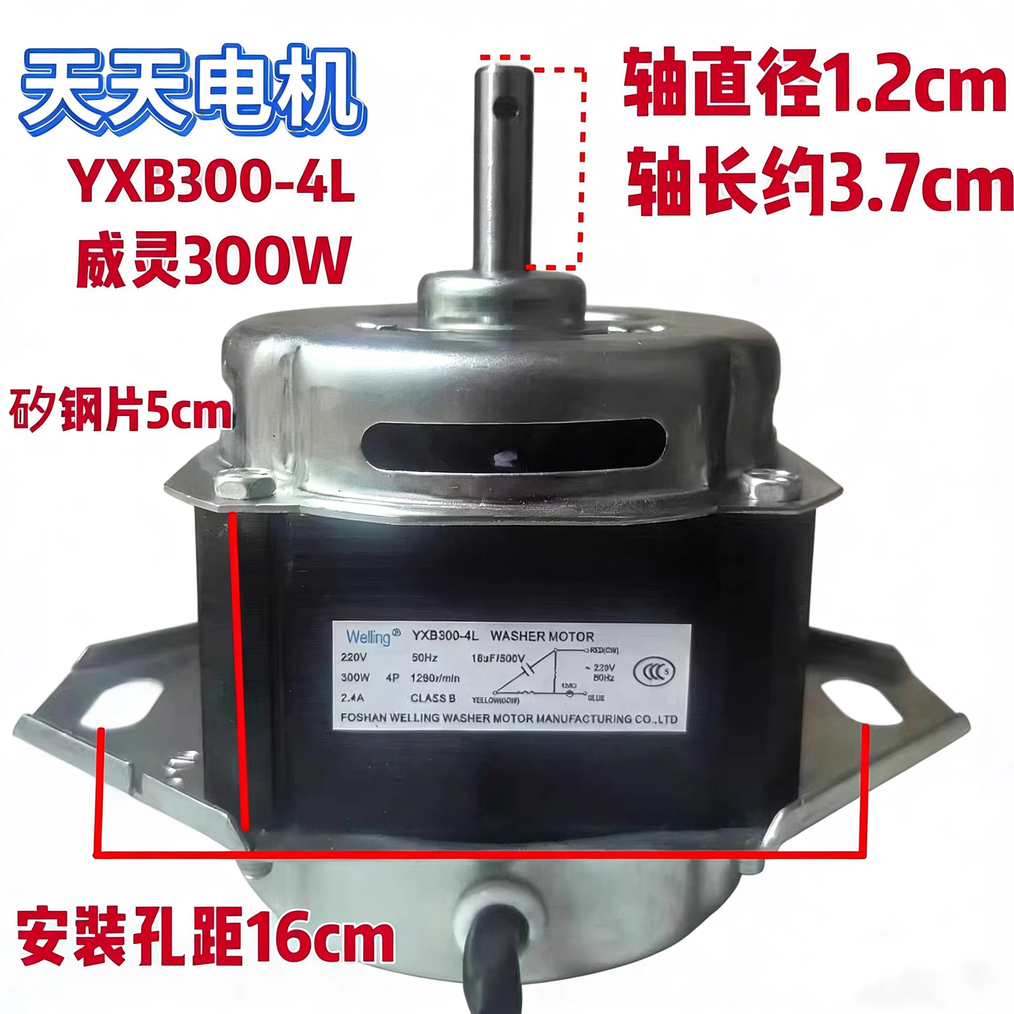 YXB300-4L全自动波轮洗衣机电机