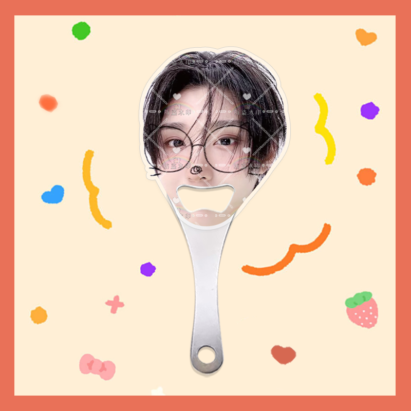 KICKFLIP崔旻帝李东玹亚克力汽水啤酒开瓶器明星周边大开酒器DIY