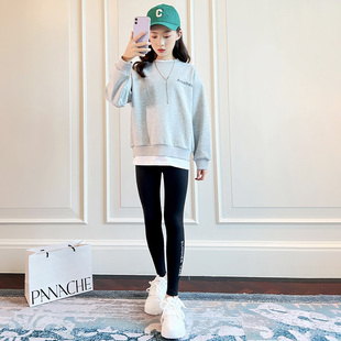 衣服女大童炸街卫衣两件套秋冬 女童秋装 套装 2022新款 网红时髦童装