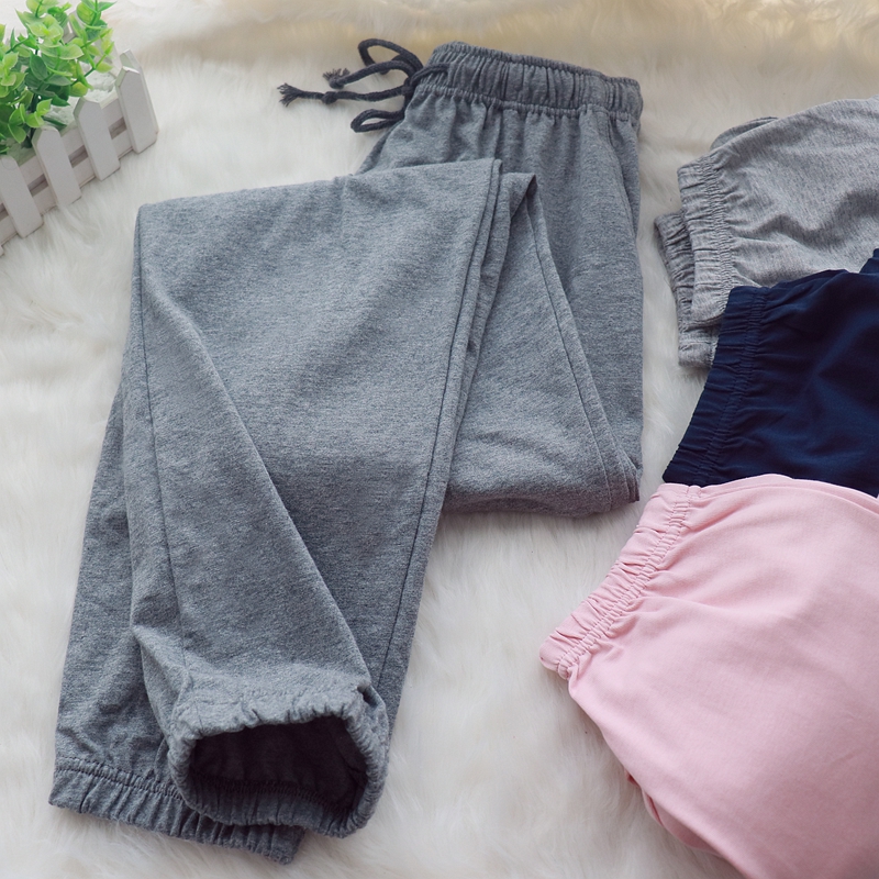 长裤针织纯棉情侣全棉