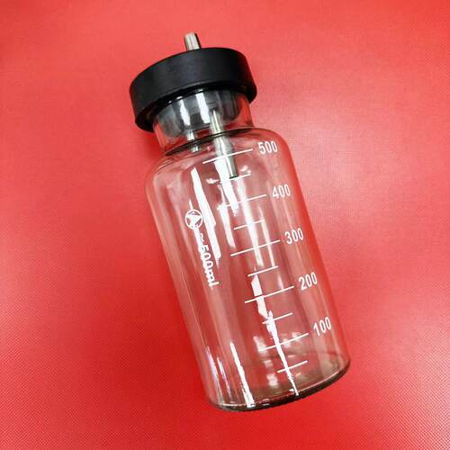 鱼跃7C电动流产吸引器配件500ml玻璃瓶斯曼峰LX-3人流机收集瓶
