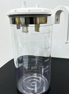 斯曼峰4L塑料瓶PC负压引流瓶装配无色透明耐热抗冲击大容量4000ml