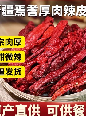 新疆辣皮子焉耆特产猪大肠辣椒正宗精品头茬新货辣皮子拌面大盘鸡