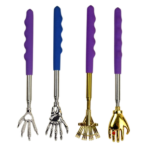 痒痒挠伸缩抓痒扒神器抓背器耙子瘙痒金属便携式家用不求人老头乐