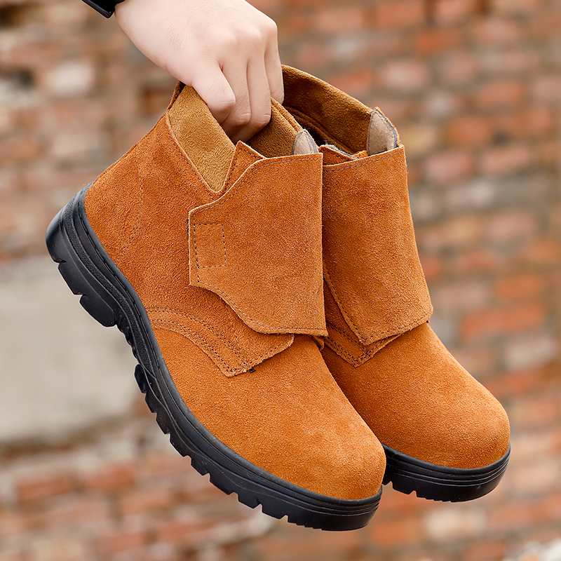 电焊工劳保鞋钢包头防砸防刺穿