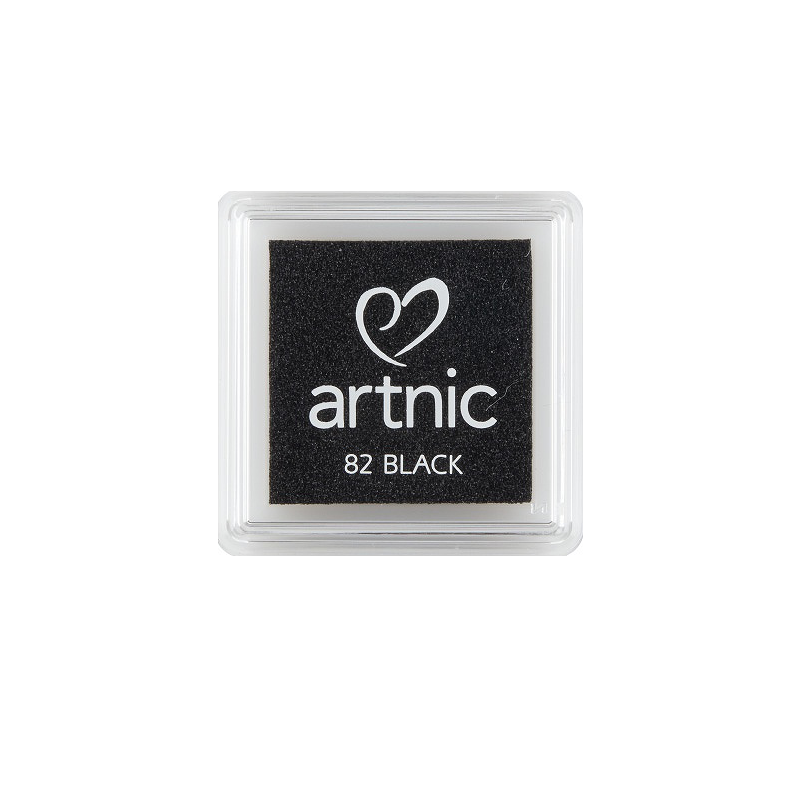 日本Tsukineko月猫迷你方形印台 artnic 小单方艺术印台印泥手帐用多彩印章伴侣96色