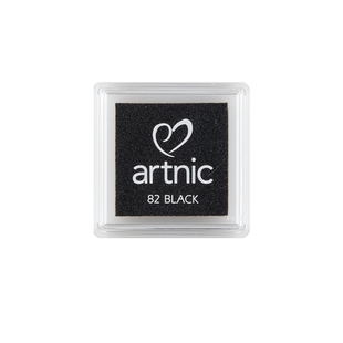 日本Tsukineko月猫迷你方形印台 artnic 小单方艺术印台印泥手帐用多彩印章伴侣96色