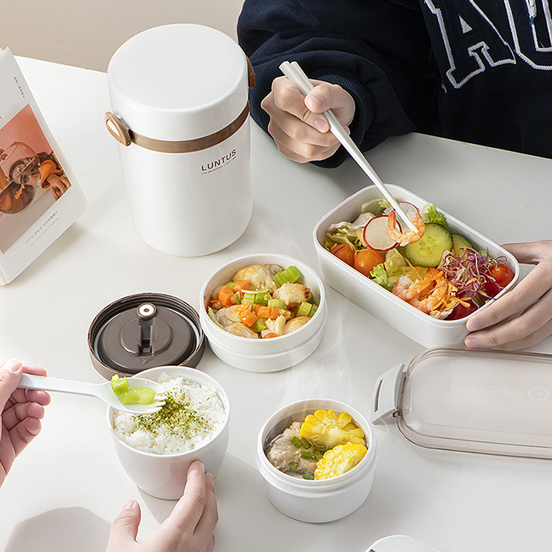 asvel日本上班族少女保温便当盒