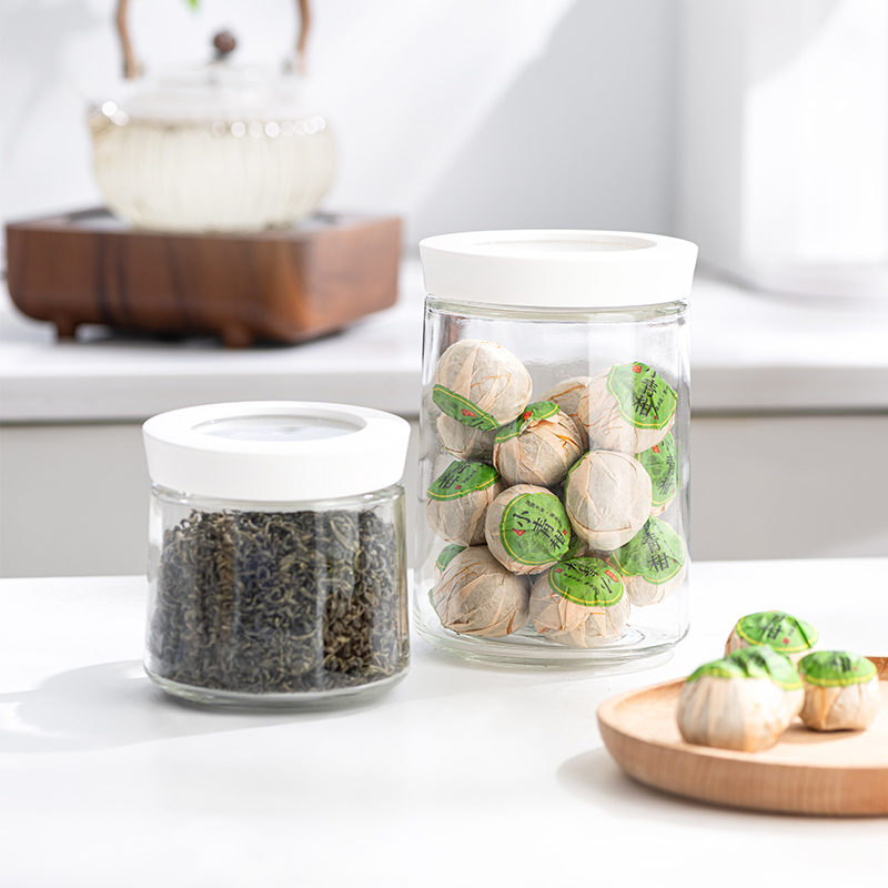 asvel密封玻璃茶叶陈皮保鲜罐