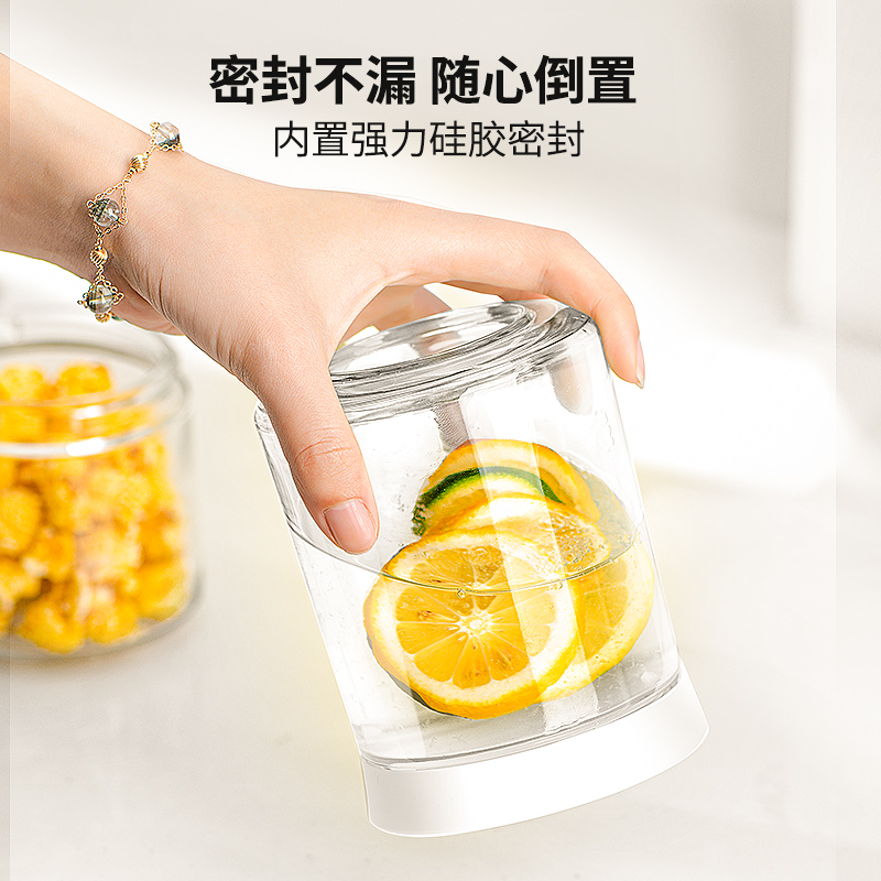 asvel日本无铅玻璃蜂蜜瓶百香果