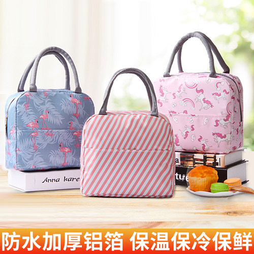 饭盒手提袋子铝箔保温包手拎饭包