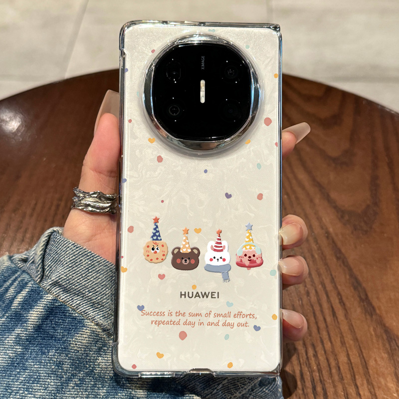 适用华为mateX6手机壳新款可爱