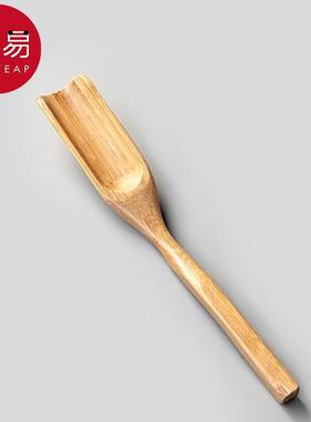 茶勺BA1pq801-泡茶工具实木茶铲茶匙竹制茶则茶道功夫茶具配