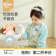 宝宝罩衣吃饭防水围兜秋冬季 防脏儿童幼儿园画画辅食饭兜护衣 长袖