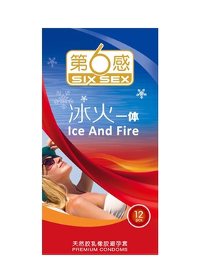 第六感避孕套冰火两重天薄荷味冰爽热感冰凉正品超薄旗舰店安全套