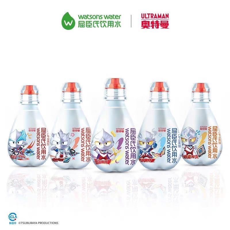 屈臣氏儿童饮用水奥特曼联名款 200ml*12瓶【qyg】