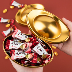 德芙金元宝牛奶巧克力礼盒 90g*2盒【kl】