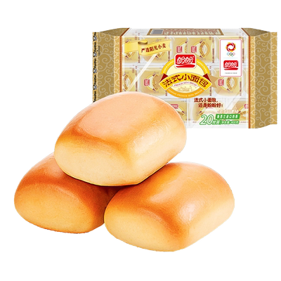 盼盼法式小面包营养早餐食品休闲下午茶手撕零食 400g*2袋【qyg】