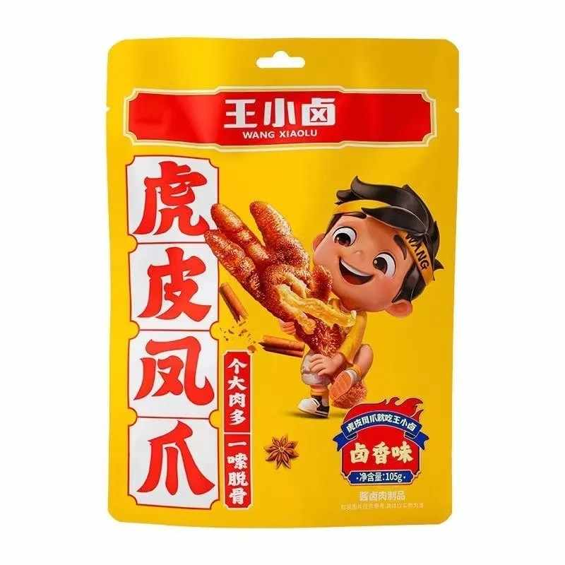 【芭芭农场】王小卤 卤味凤爪105g（3支装）