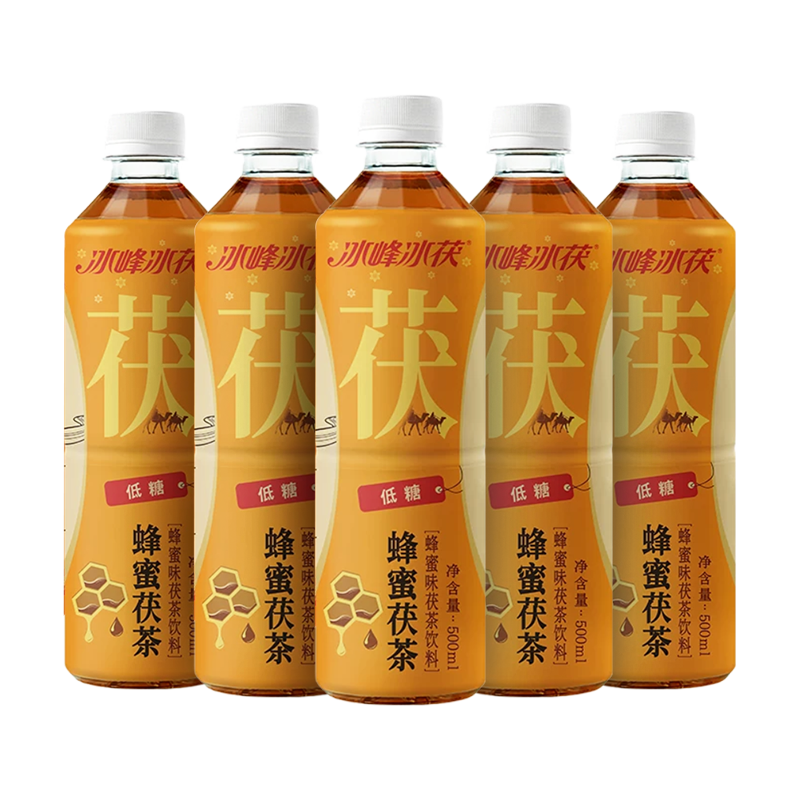 【U先试用】冰峰蜂蜜茯茶500ml *5