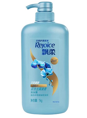 飘柔洗发露 双效去屑清爽1kg【kl】