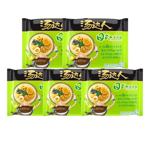 统一汤达人方便面日式豚骨面夜宵速食泡面-MS