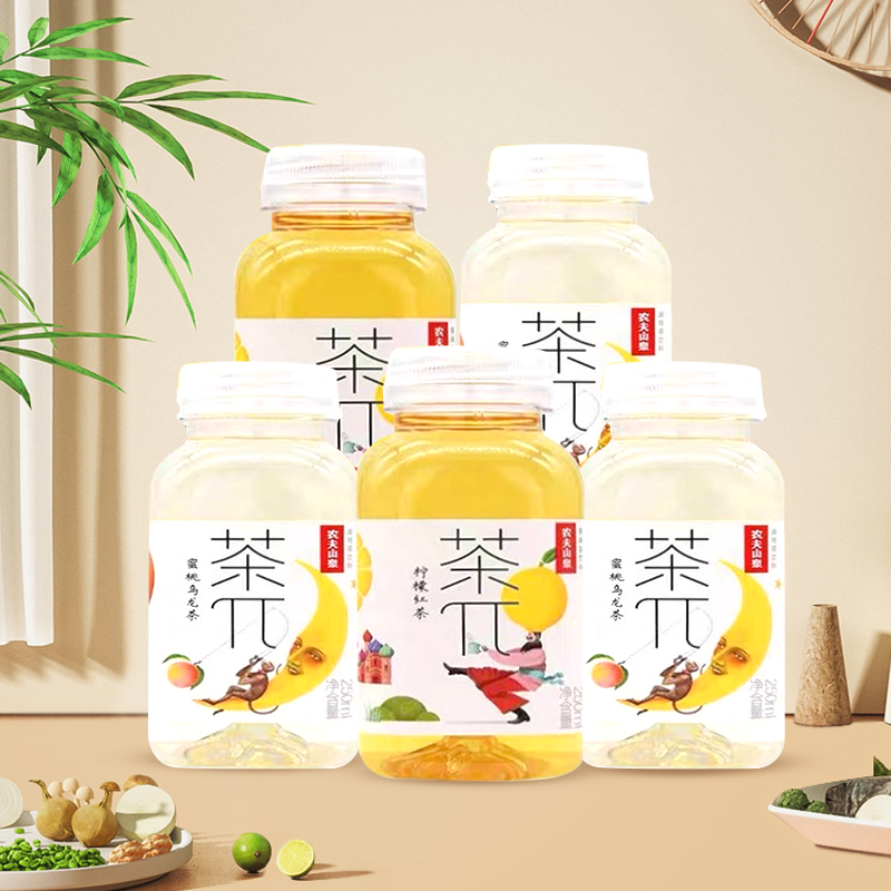 农夫山泉茶派π迷你装茶饮料250ml*6瓶蜜桃乌龙柠檬红茶随机发BB 咖啡/麦片/冲饮 调味茶饮料 原图主图