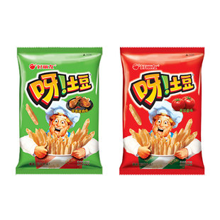 好丽友呀土豆薯条 混口味70g*2包【qyg】