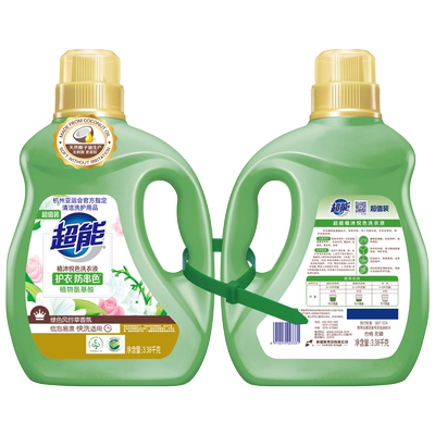 超能植沐悦色洗衣液3.38kg*2瓶