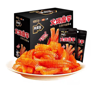 火爆魔芋 盐津铺子大魔王麻酱素毛肚 清仓直播