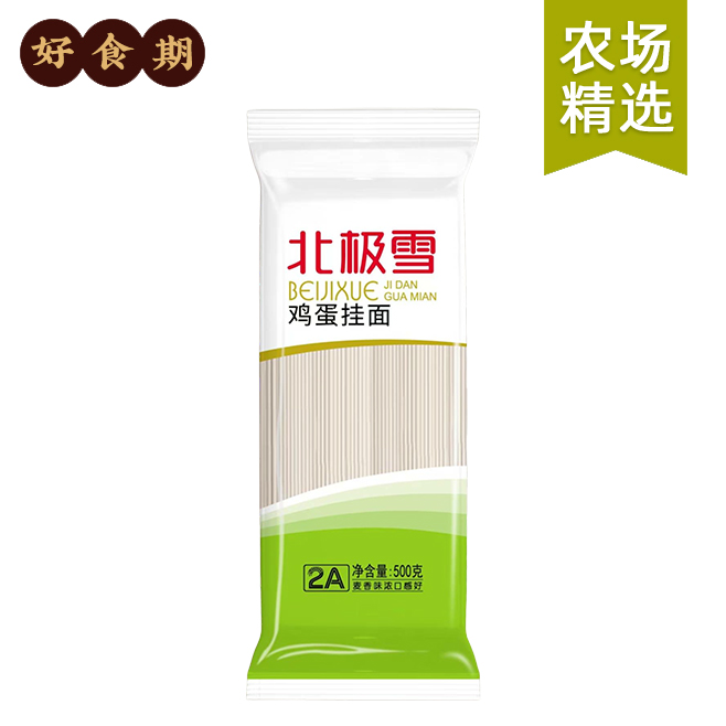 [芭芭农场】金沙河北极雪鸡蛋挂面500g