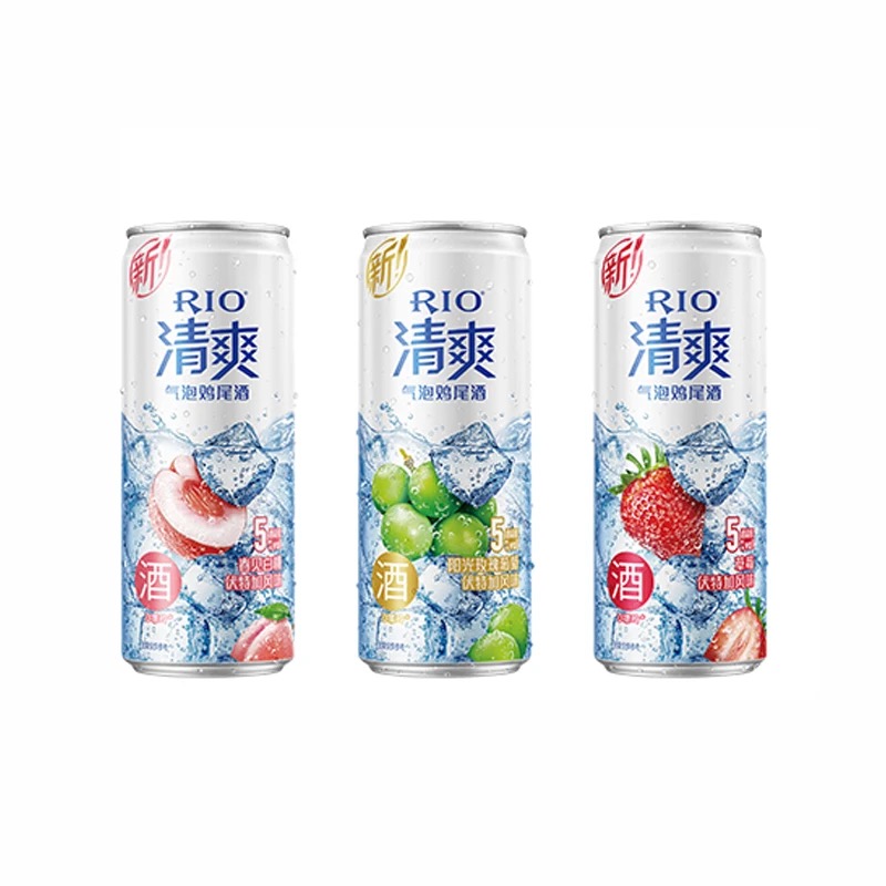 RIO锐澳鸡尾酒微醺5度多口味 330ml*3罐/4罐混合口味【88vip】