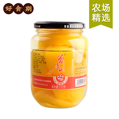 【芭芭农场】曾子山黄桃罐头 510g*1瓶