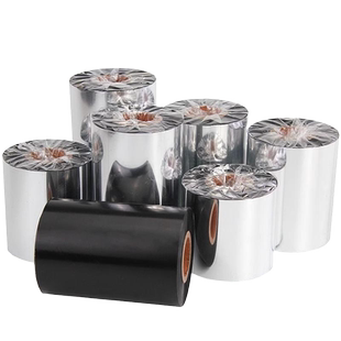 混合基蜡基碳带卷110*300m 40 50 60 70 80 90适用佳博思得力斑马科诚TSC条码打印机增强力全树脂水洗色带100